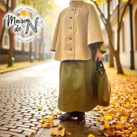 【秋に映えるケープという選択】