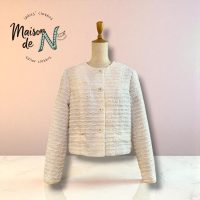 【上品さを纏う、ノーカラージャケット】