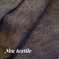 【New textile ― 美しい黒のツイードで仕立てるプリンセスラインドレス】