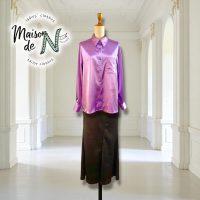 【サテンの艶めきセットアップ】