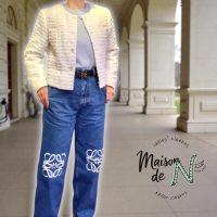 【軽やかで上品に。セミオーダーで仕立てたノーカラージャケット】