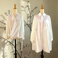 【展示会で選んだ白シャツと白ブラウスが届きました】